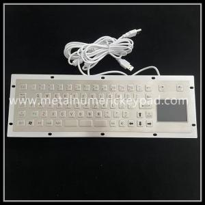 China IK07 Metal Industrial Keyboard With Touchpad 304 Stainless Steel wholesale