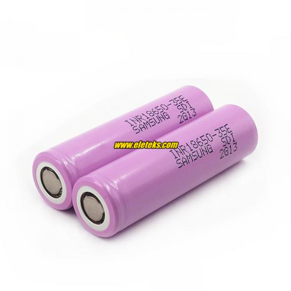 Samsung SDI INR18650-35E 3500mAh High Discharge FLAT Top 18650 Rechargeable Li-ion Battery Samsung 18650 35E