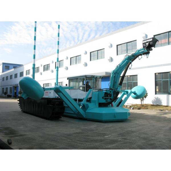 Crawler Amphibious Dredger Multi Function For River Sand Dredging