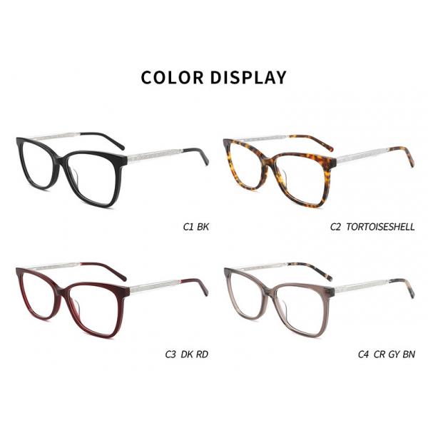 Optical Transparent Acetate Glasses Frames Women Non Prescription