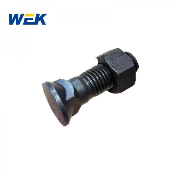 M22*65 Hexagon Head Excavator Track Link Shoe Track Chain Bolt And Nut Link Pad Bolts