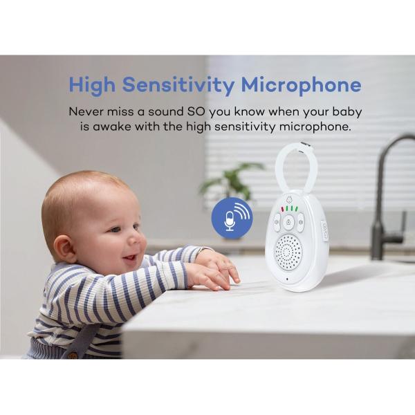 5 Pcs Lullabies Wireless Infant Audio Guardian With 1500mAh Rechargeable Battery Babyphone