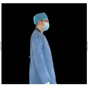 Non Woven Fabric Breathable 120cm Disposable Medical Isolation Gown