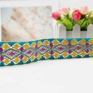 China Woven 4.2cm Pillow Crochet Braid Trim For Upholstery wholesale