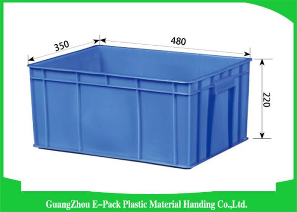Quality Autoparts Warehouse Euro Stacking Containers Distribution Virgin PP Materials for sale
