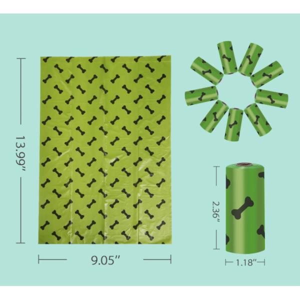 Disposal Dog Poop Bag Biodegradable Compostable Degradable Cat Poop Bags