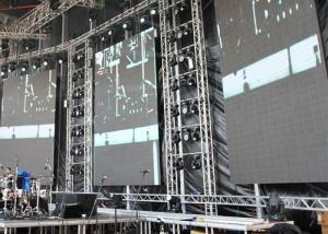Concert Event Outdoor Video Screen Rental , P5 LED Panels For Stage High Brightness