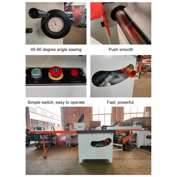 45 Degree Swing Angle Circular Saw Machine for Acrylic Cutting in Woodworking Machinery