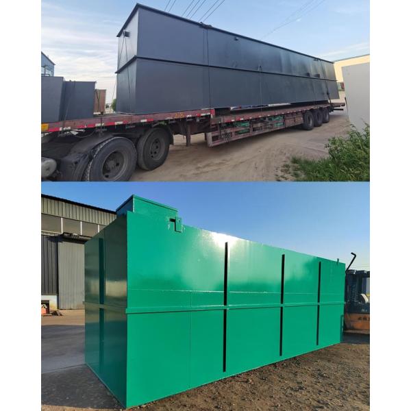 SS304 MBR MBBR Industrial Sewage Treatment Plant Machinery 100m3/D Eco Friendly