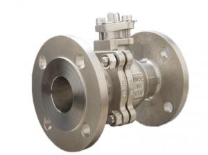China Reduced Bore F304l Floating API 607 Stainless Steel Flange Ball Valve With Nipples wholesale