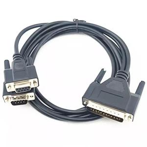 China DB9M To DB25M Computer Printer Cable DB25 Male To DB9 Female Extension Cable OEM ODM wholesale