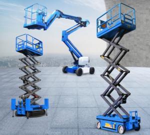 China 12m Self - Propelled Scissor Lifts Mobile Elevated Work Platform Aerial Lift Scaffolding wholesale