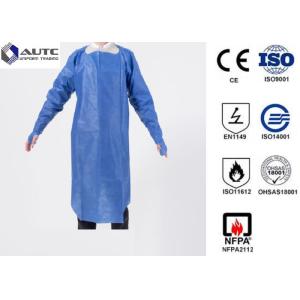 China PE Disposable Medical Workwear Protective Clothing Liquid Proof Lightweight on sale