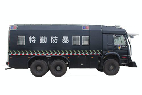 police water cannon-77 HOWO All Wheels Drive Off Road 6X6 Anti-riot Police Water Cannon Truck Customizing