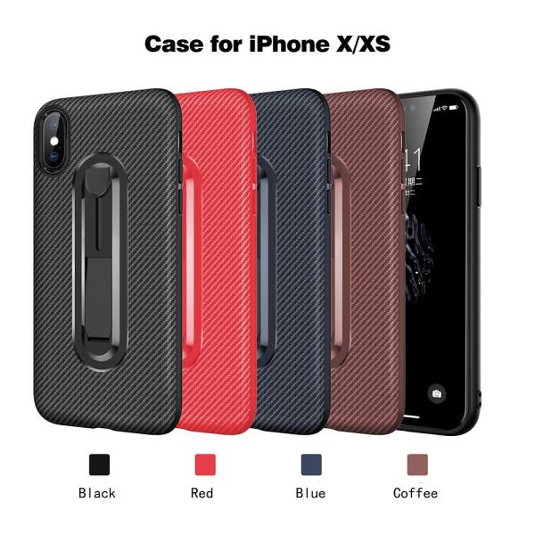 Color Black Carbon Fiber Invisible Kickstand TPU Case Back Cover For Huawei Magic 2 Mate 20X Honor8x Y7 Pro 2018 P20Lite