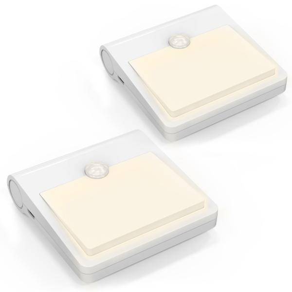 USB Rechargeable Motion Sensor Light,USB Rechargeable 12 LED Stick-Anywhere Wall Light