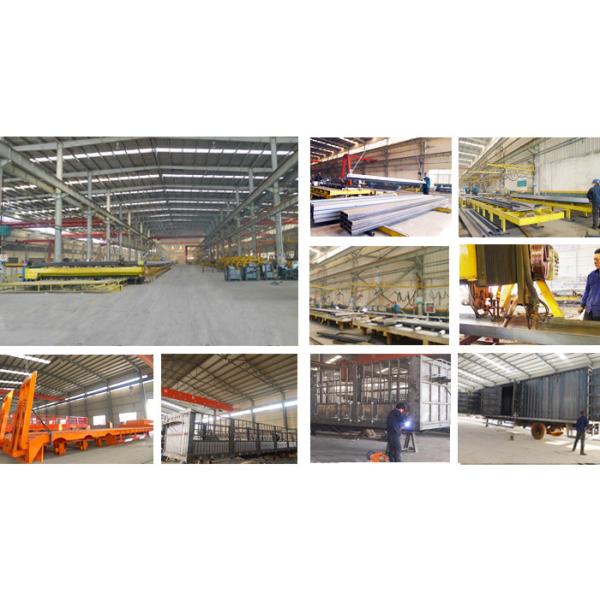 Heavy Duty 5 Axles Rear Dump Semi Trailer For Road Construction