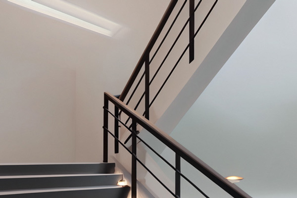 stair well evacuation passage led linear light