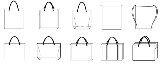 ODM Stripe Promotional Cotton Fabric Bag For Supermarket Shopping ODM Sturdy Canvas Plain Grocery Canvas Tote Bags Cotton Shoulder Bag