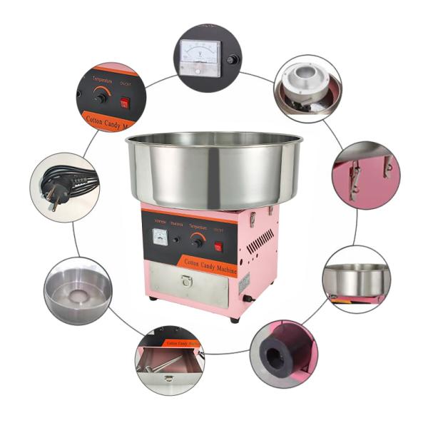 AM-M3 Electric Cotton Candy Machine 220-240V Commercial Stainless Steel Floss Maker
