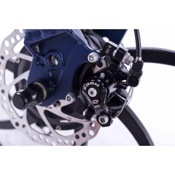 Durable 7 Speed Collapsible E Bike Removable Battery 20 Inch 350W Motor