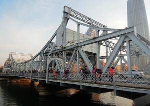 China Structure Prefabricated Steel Truss Pedestrian Bridge Construction wholesale