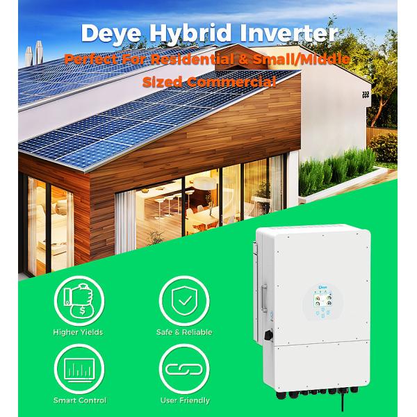 Deye 12kw High Voltage Hybrid Inverter SUN-12K-SG04LP3-EU Off On Grid
