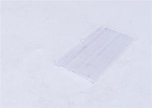 China Transparent PVC Label Sign Holder , Matt / Shiny Surface Shelf Talker wholesale