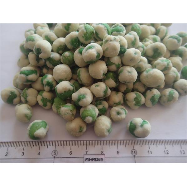 Garlic Sweet Spicy Green Pea Snack Wheat Flour Dried Roasted Peas