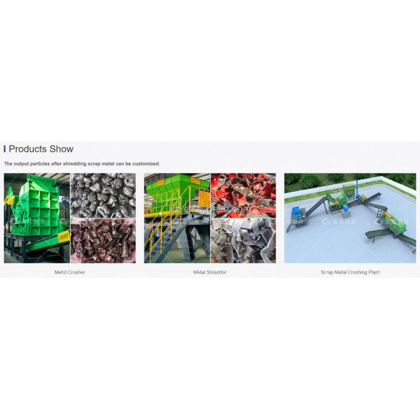 Industrial Grade Metal Shredder for Stainless Steel and Aluminum Alloy Processing Double Shaft Shredder