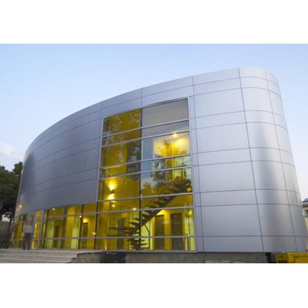Nano Coating Self - Cleaning Aluminum Composite Metal Panels / 3D Curtain Wall Cladding