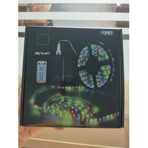 2835 Dimmable Solar LED Tape Lights , Multiscene Solar Powered LED Strip Lights