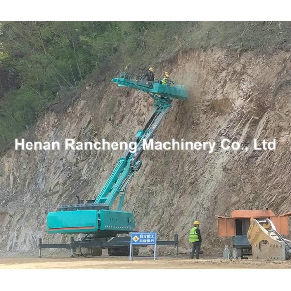 50m Drill Depth Multi Purpose Hydraulic Crawler Drill Machine 130KW For Slope Protection