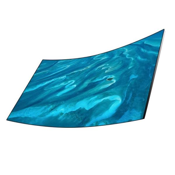 Side view of OLED display