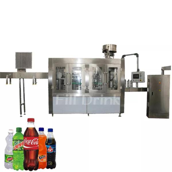 Auto Balanced Pressure Carbonated Soft Drink Production Line Filling Capping Machine