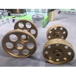 110mm Golden Metal Steel Grinding Wheel Matrix Thickness 30mm