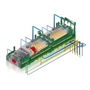 China Construction Domestic 50 Tpd Industrial Glass Furnace wholesale