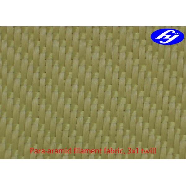 High Tensile Aramid Fiber Fabric 3x1 Twill Kevlar Aramid Fabric Filament Fiber