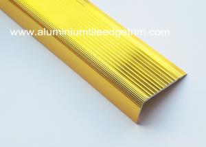 China Heavy Duty  Aluminium Anti Non Slip Stair Edge Nosing Right Angle Straight Type wholesale