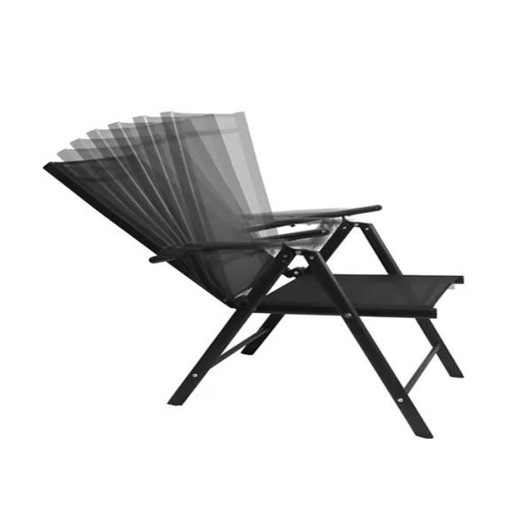 2x1 Textilene Fabric Outdoor Foldable Chair Garden Furniture