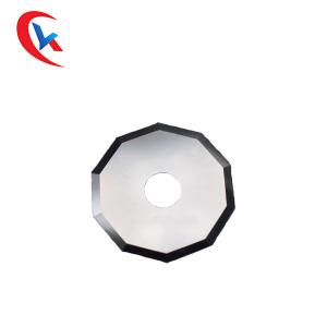 China Carbide Round Circular Slitter Blades 89 HRC For Cutting Paper Fabric Circular Slitter Blades wholesale