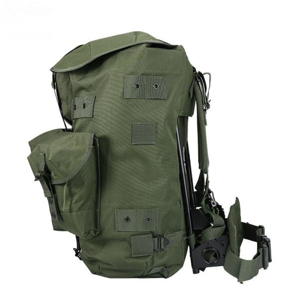Iron Frame Olive Green Tactical Backpack For Outdoor Camping