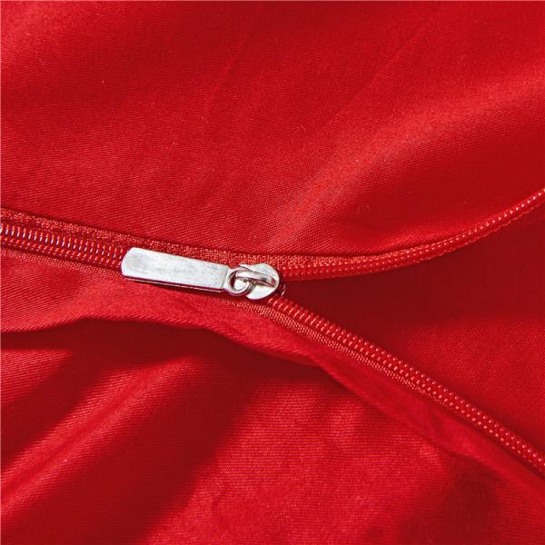 Luxury Four-piece Wedding Bedding Set with Printed Comforter and 100% Cotton Duvet Sheet