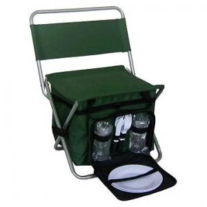 China Folding Chair with Cooler bag (Picnic bag Set)--camping luggage set on sale