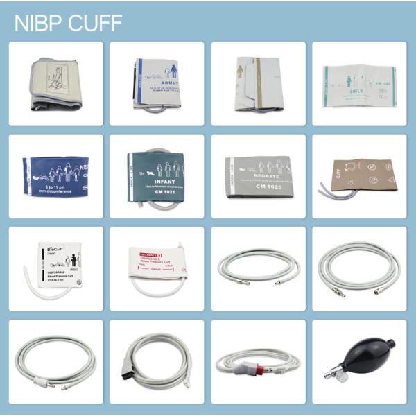 Disposable Single Tube Neonatal Nibp Cuff Adult Blood Pressure Cuff