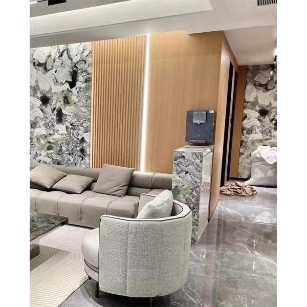 Natural Stone Polished Emerald Green Onyx Marble Slab For Interior Wall Decoration