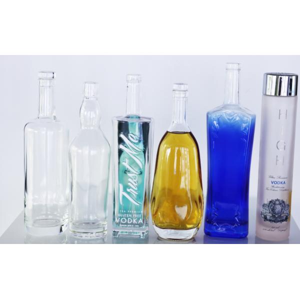 Decal Painting Empty Brandy Bottle 1750ml 3000ML Plastic Cap Screwing Cap