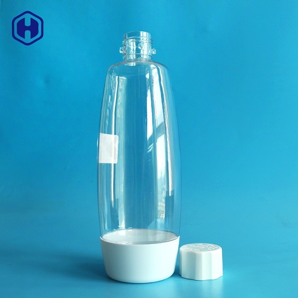 Screw Lid Empty Clear Plastic Bottles Reusable Plastic Liquid Container