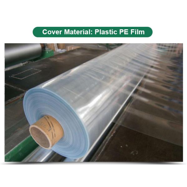 95% Transmittance Agricultural Plastic Film Greenhouse With Film Cover Material