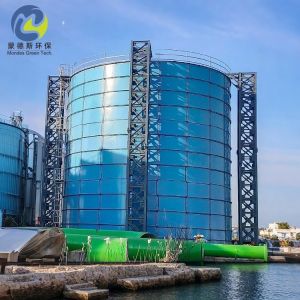 Epoxy FBE Coated Bolted Water Storage Tanks For Waste Water Solutions NFPA 22